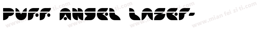 Puff Angel Laser字体转换